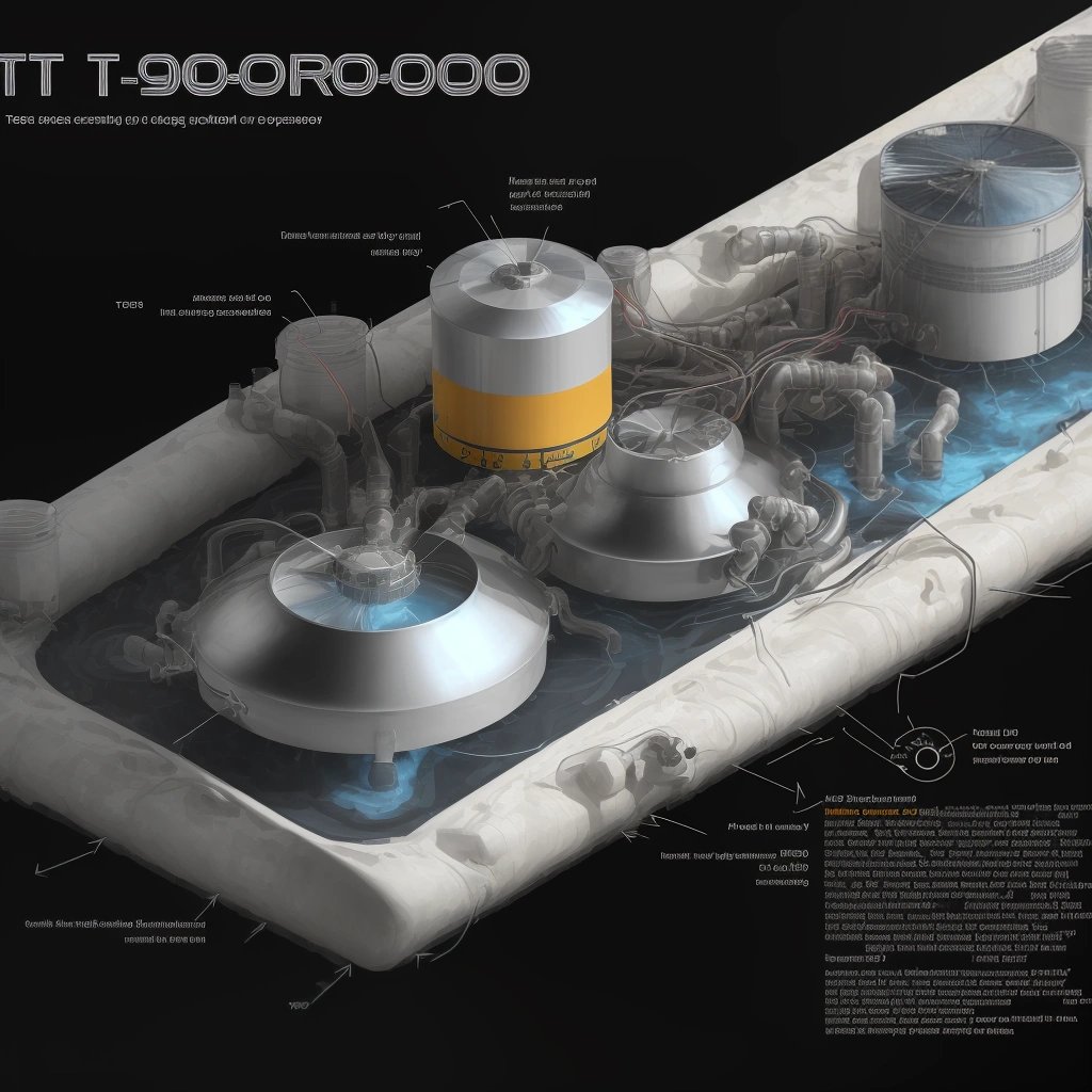 Diagram of the t1000's cooling system