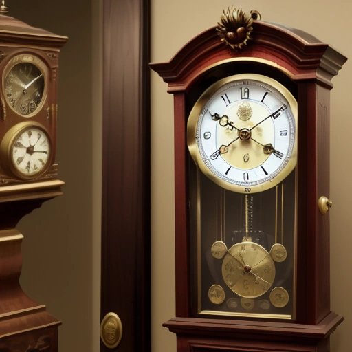Pendulum clock in time warp