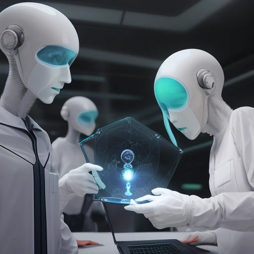Government scientists and aliens working together