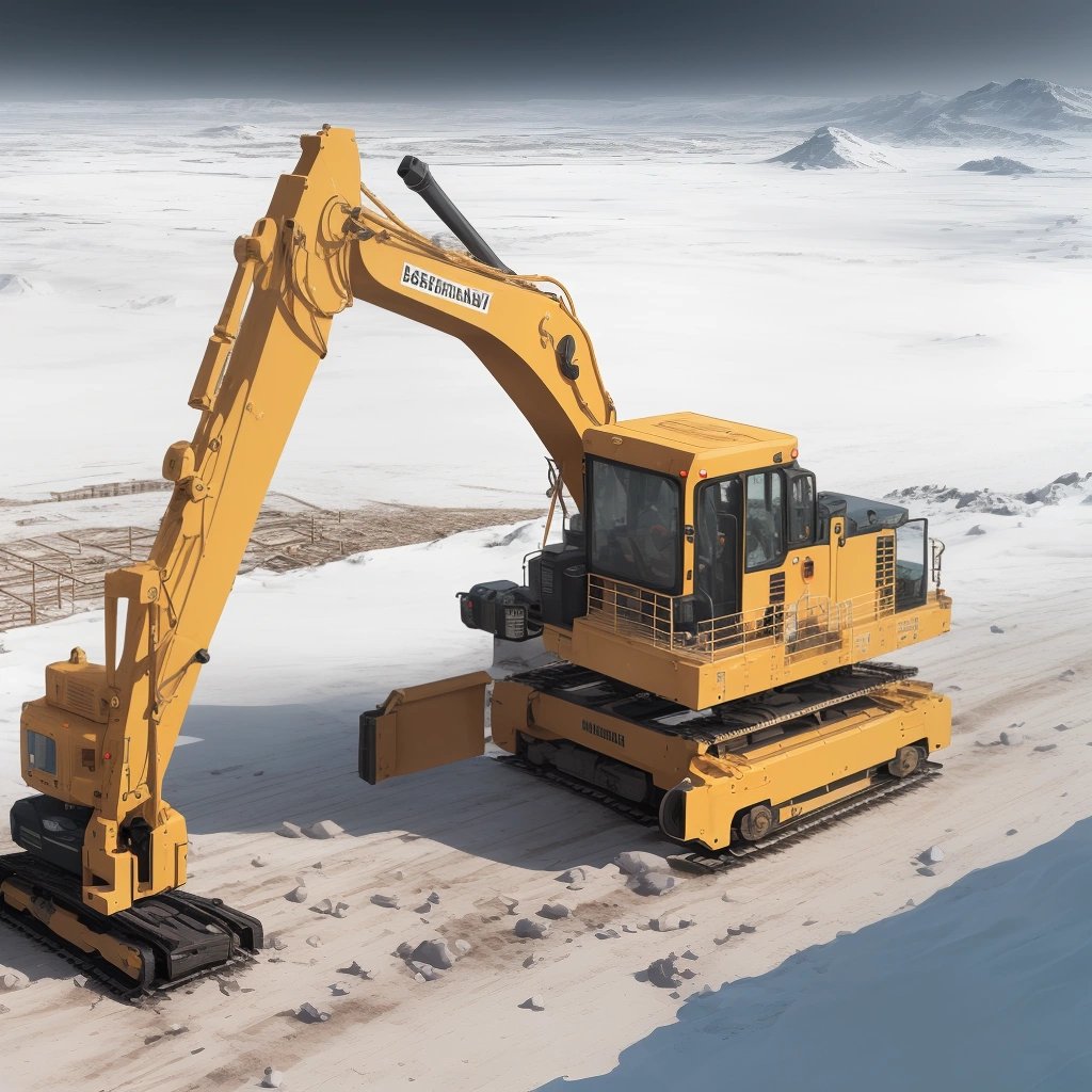 Automatic construction machine operating in extreme weather conditions