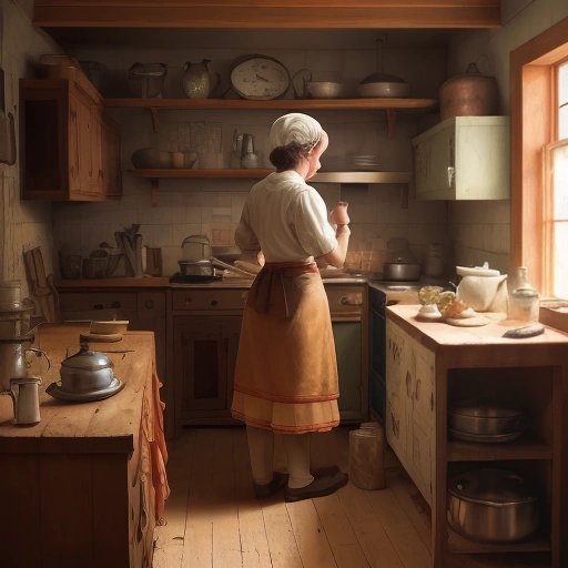 Old-fashioned kitchen