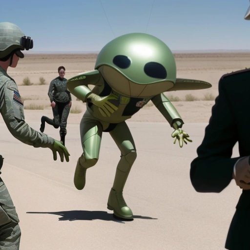 Roswell conspiracy theory artwork