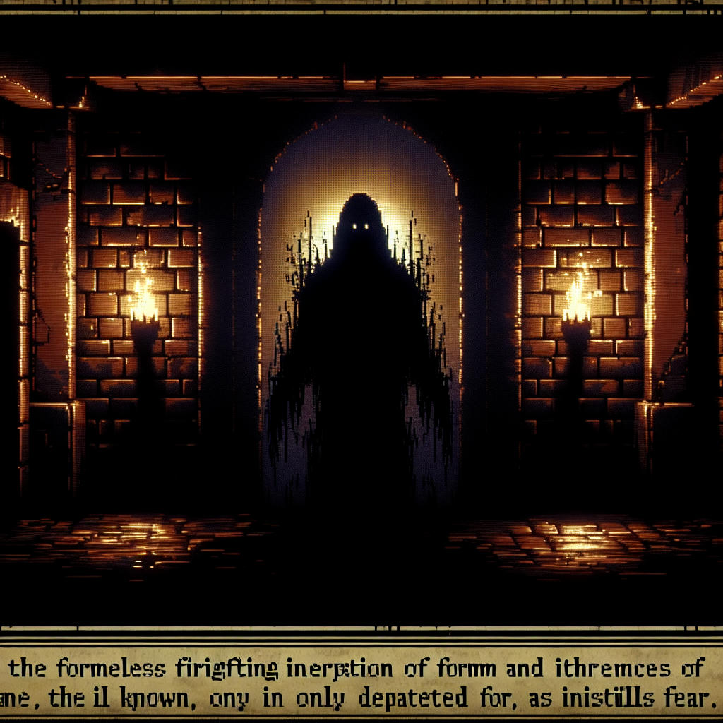 A depiction of the mythical Grue