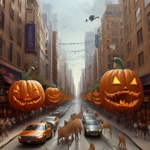 City street in chaos after Lisa's arrival