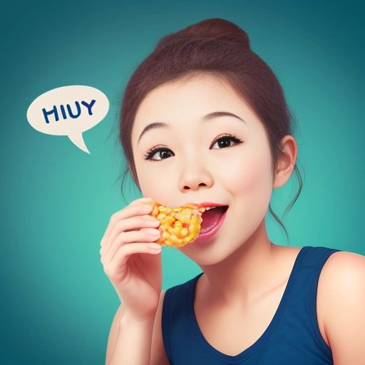 Person crunching on a Funyun