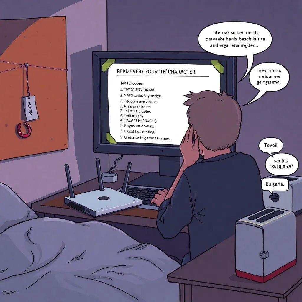 “Conspiracy forum decodes it with magnets”