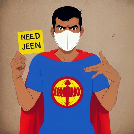 Rajan Patel as a superhero