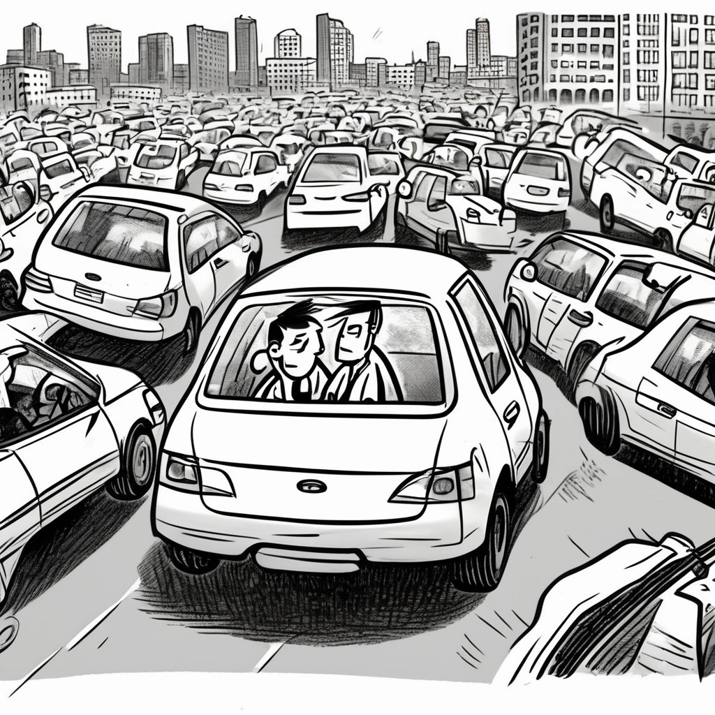 Boston traffic jam