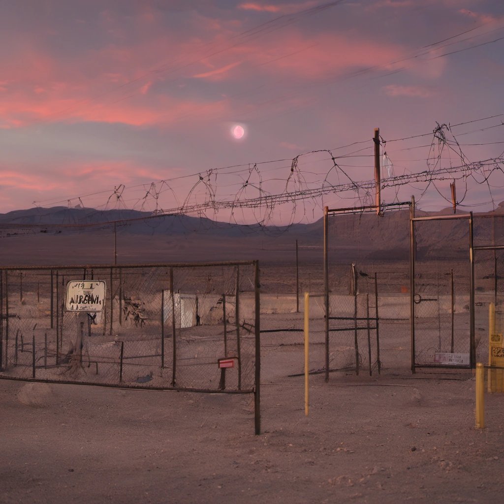 Area 51 at dusk