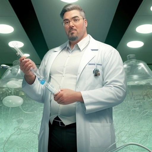 Big Daddy Woohoo in his Sperm Bank