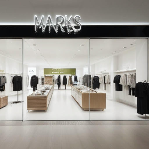 A sleek, modern Marks & Spencer store interior