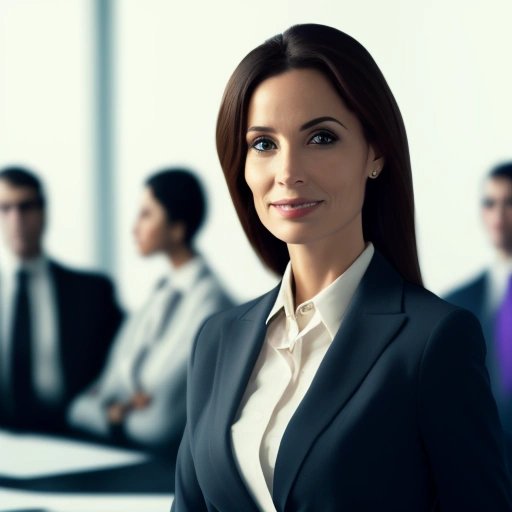 Woman taking charge of her career