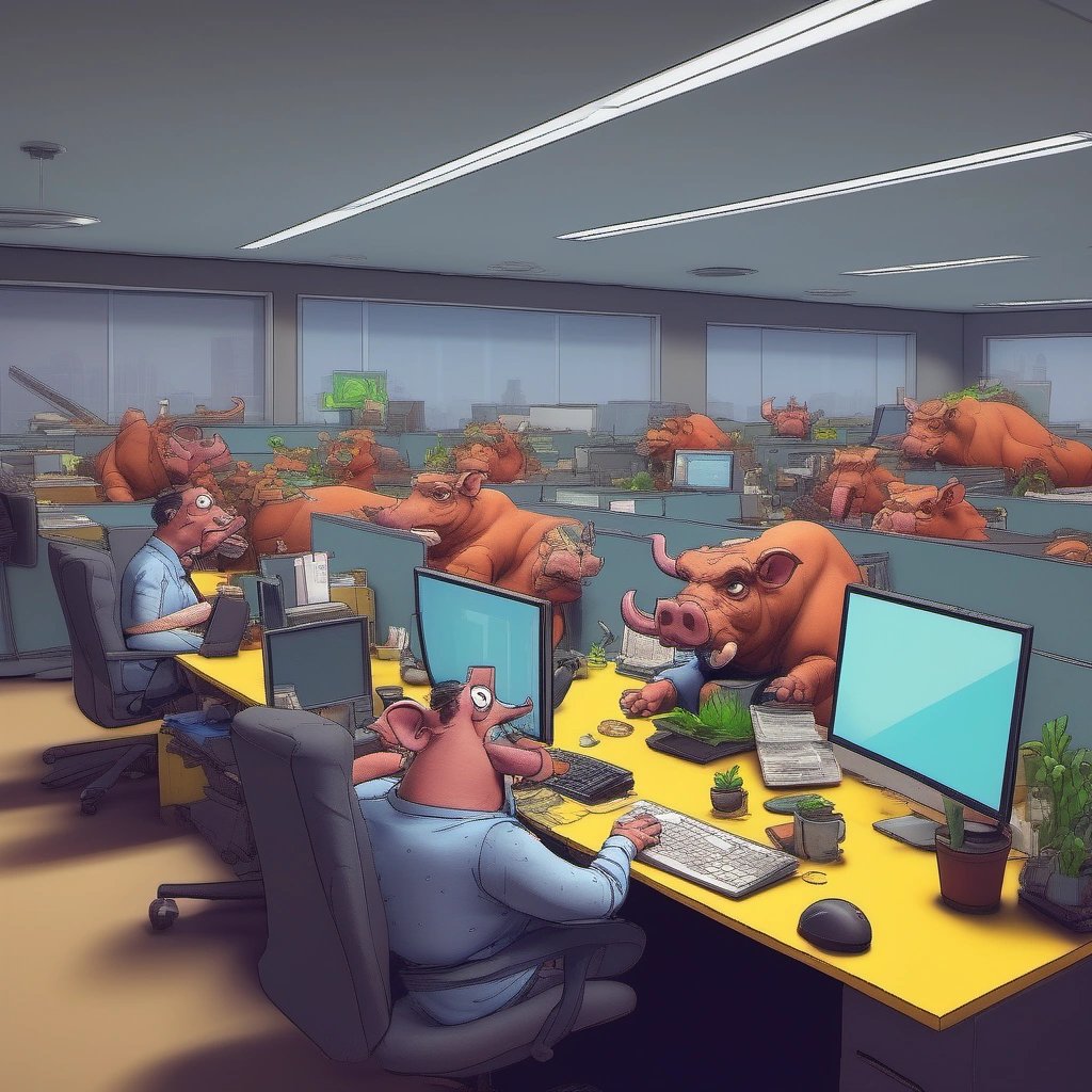 Office Warthogging
