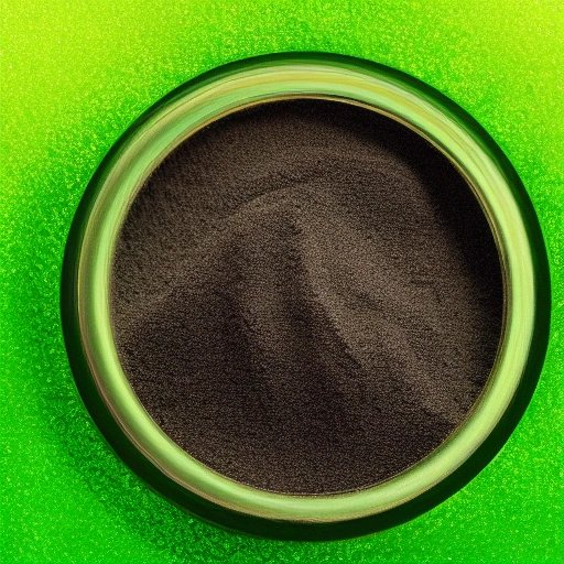 Uranium glow in the dark pigment powder