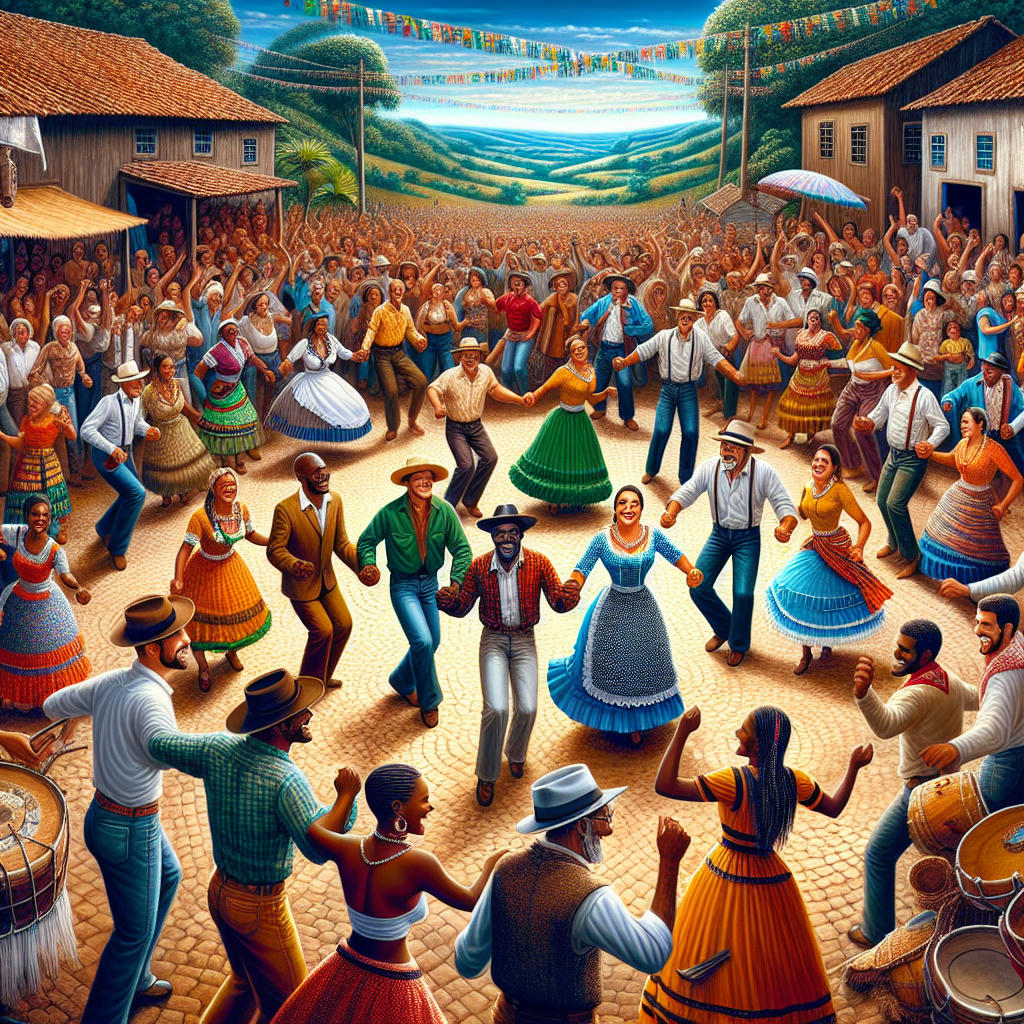 Festa em uma fazenda