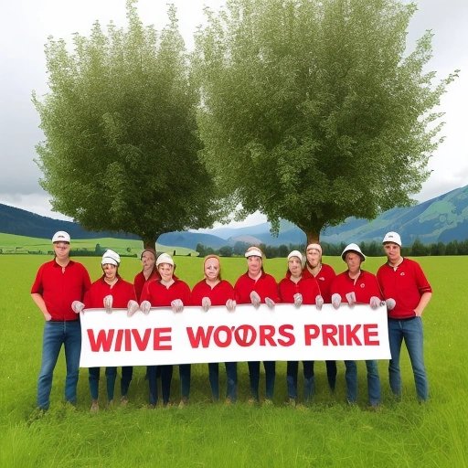 Swiss farmers protesting against Apple