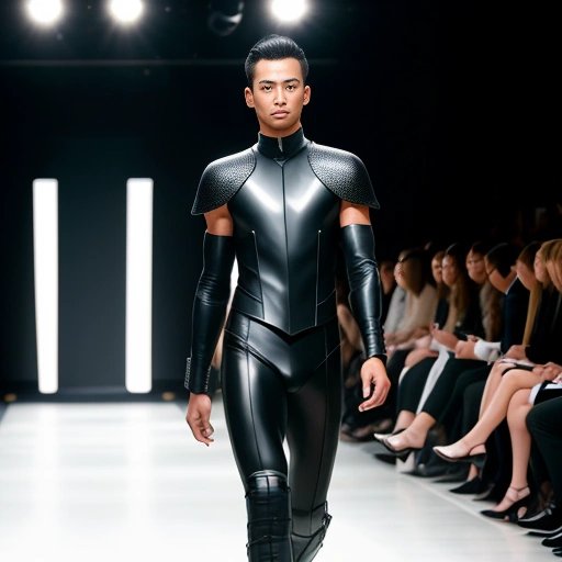 Wooden Armor Fashion Model
