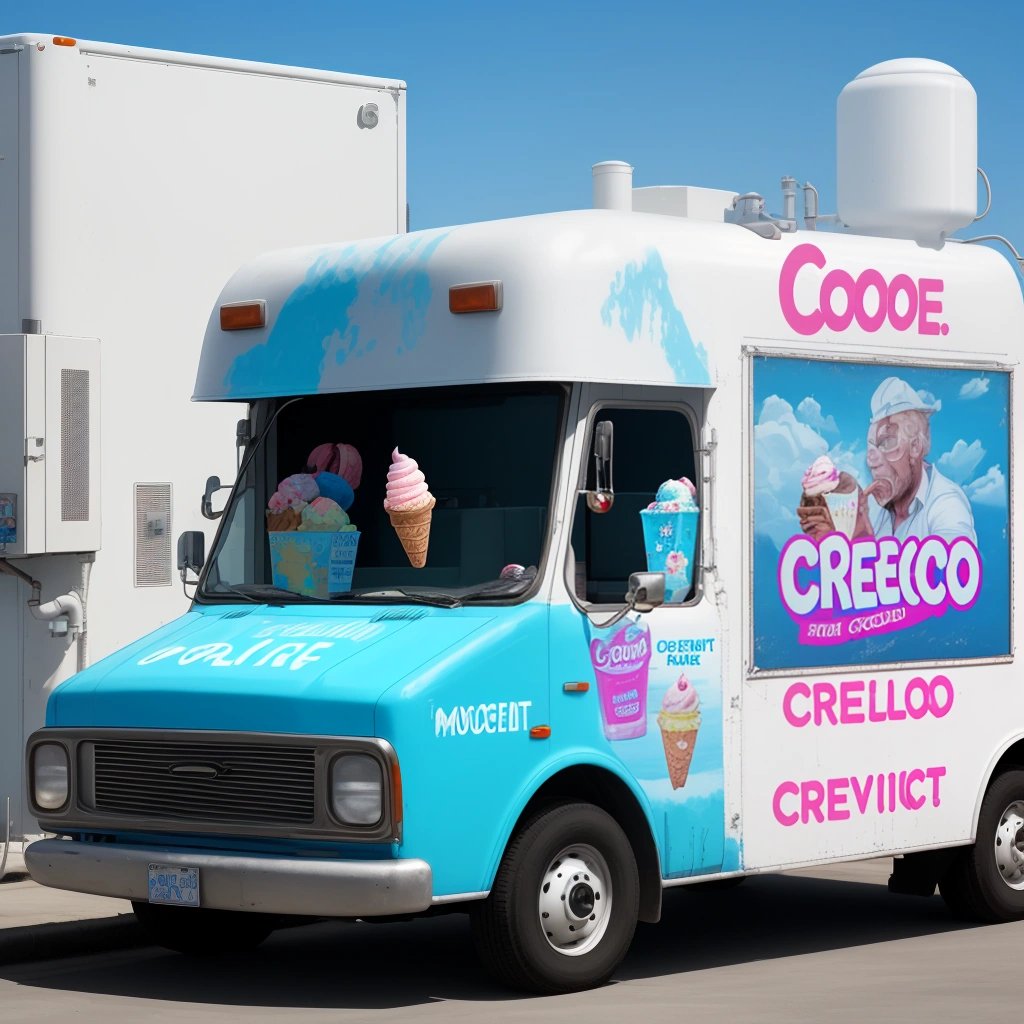 CryoCool Delights ice cream truck