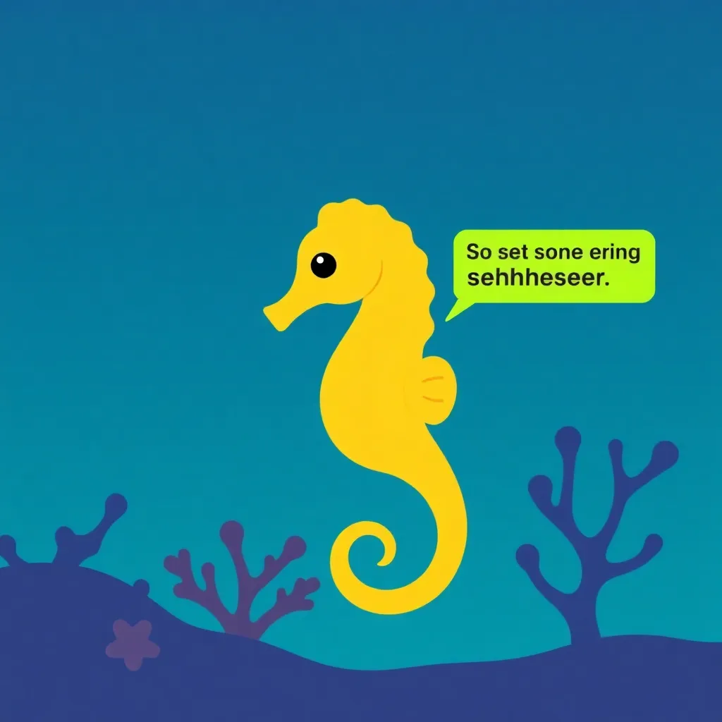 Seahorse: “whimsical but structurally fragile”