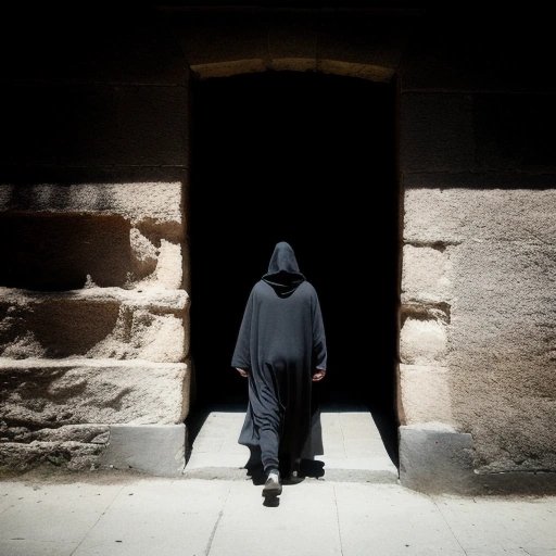 Mysterious figure after the battle