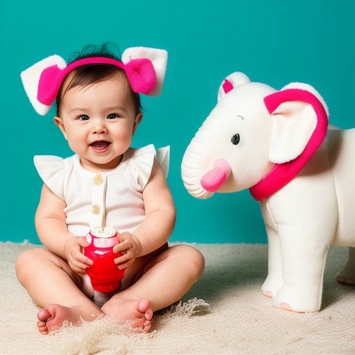 Harry and Louise in a white elephant nursery