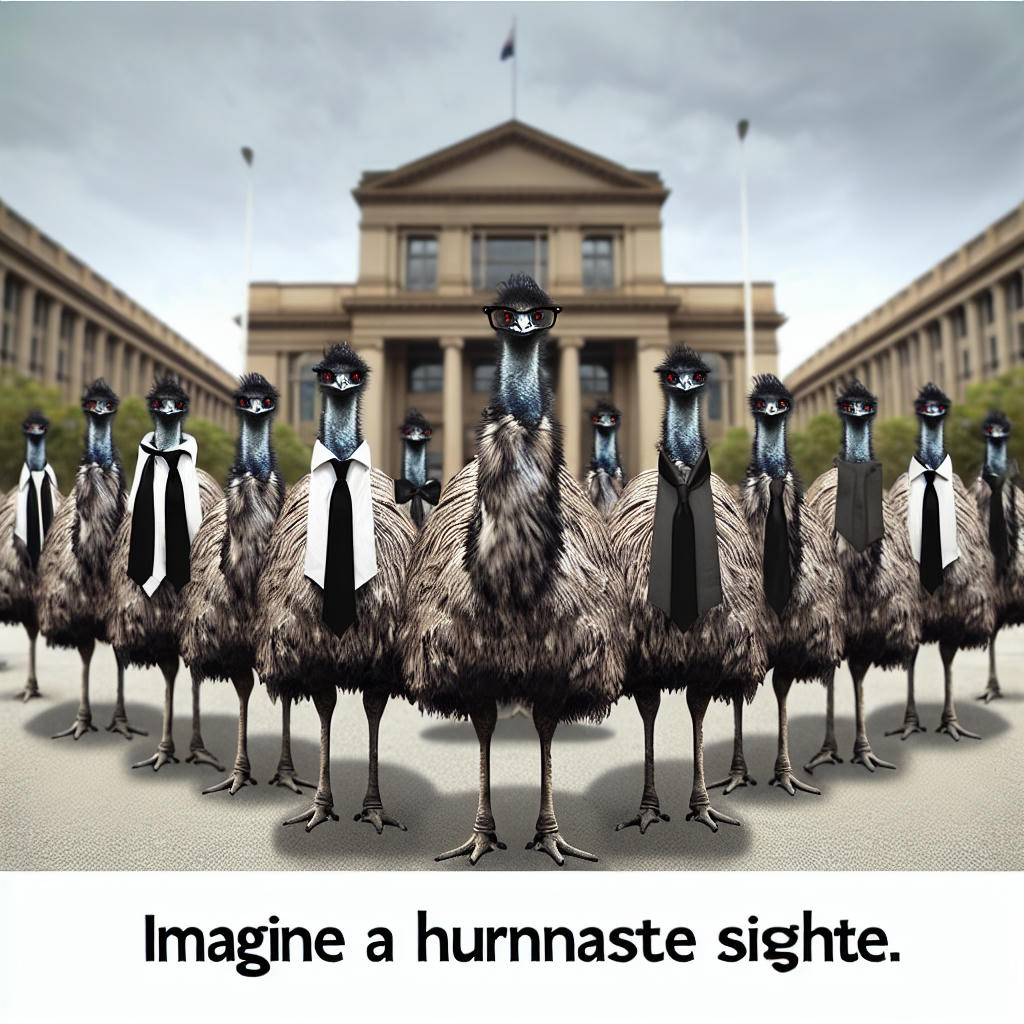 Emu delegation at City Hall