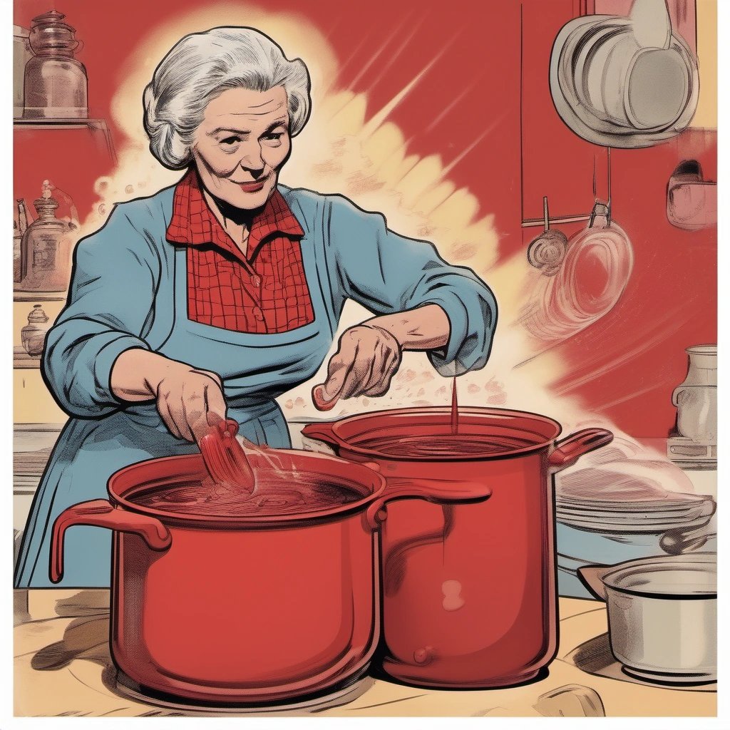Grandma's Borscht Power