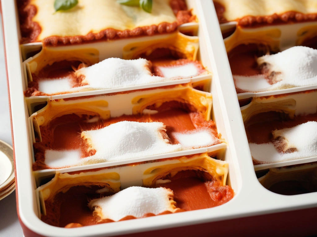 Lasagna with hidden compartments