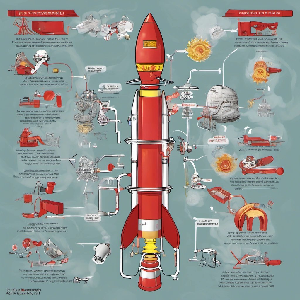 Diagram of the inner workings of the rocket powered by Xi Jinping's fart