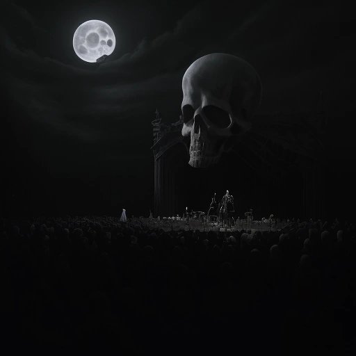 Death conducting an orchestra