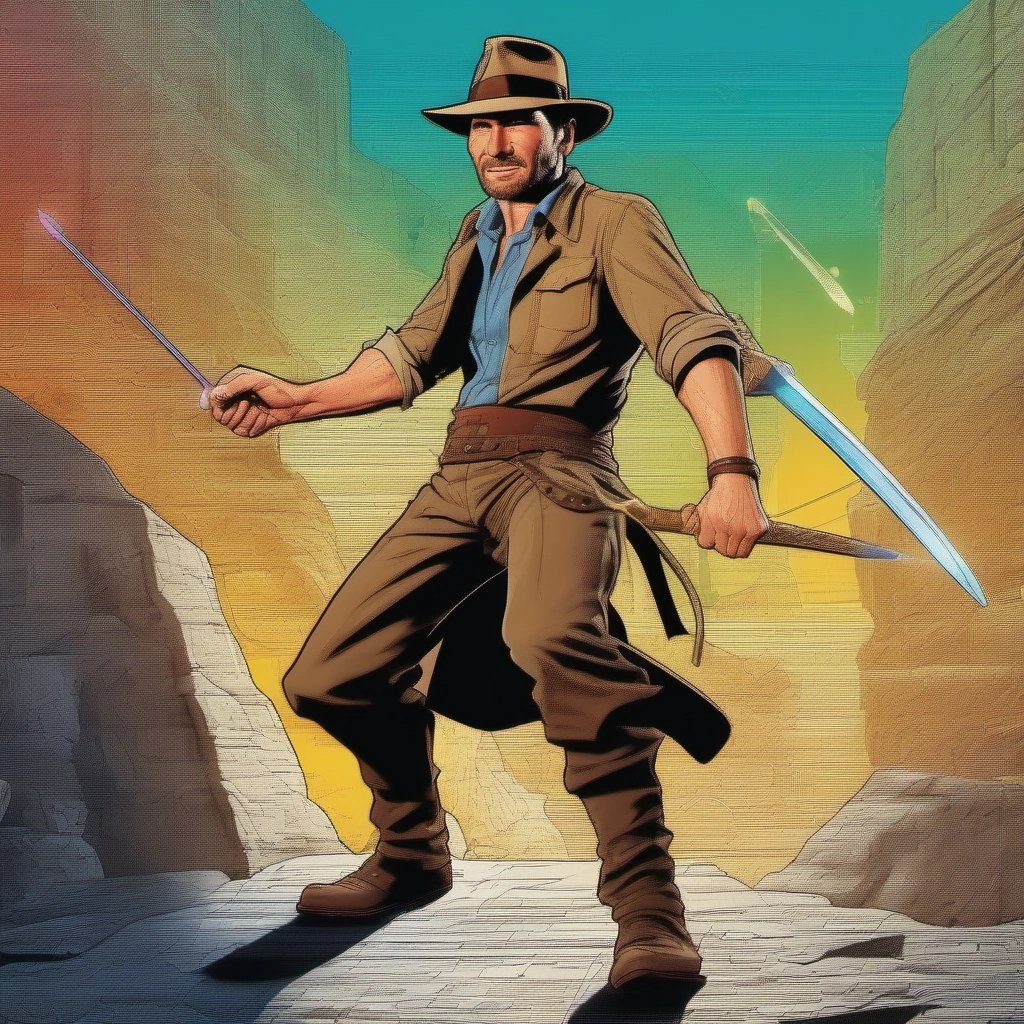 Indy Pulling Sword from Stone with flawless C++ code
