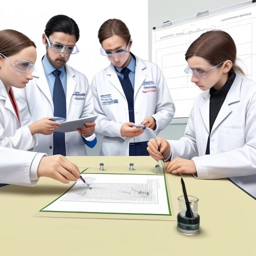 Scientists observing the rat's behavior