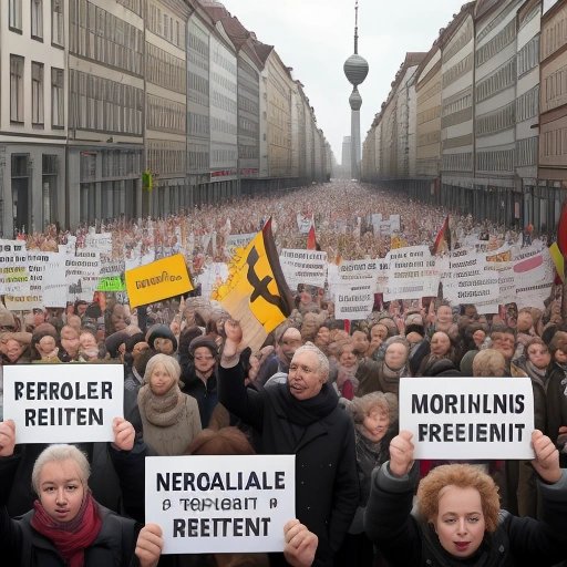 Protest against new Berlin Wall