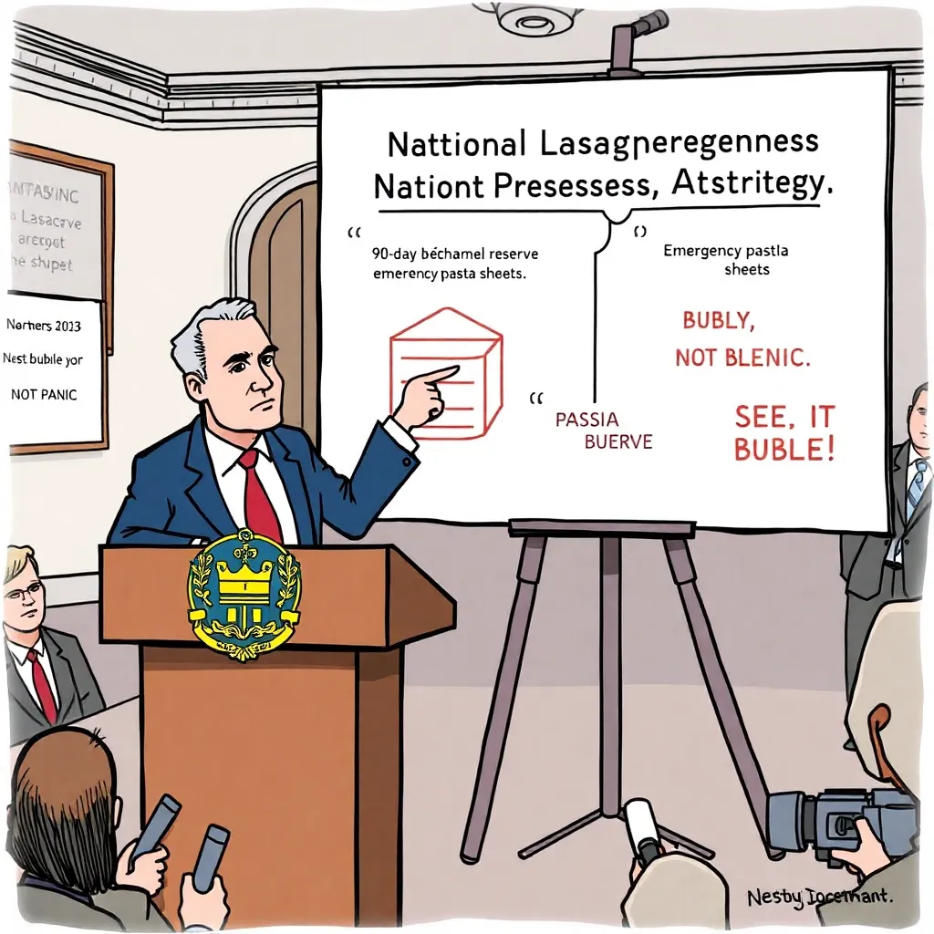 Downing Street unveils “Lasagna Preparedness Strategy”