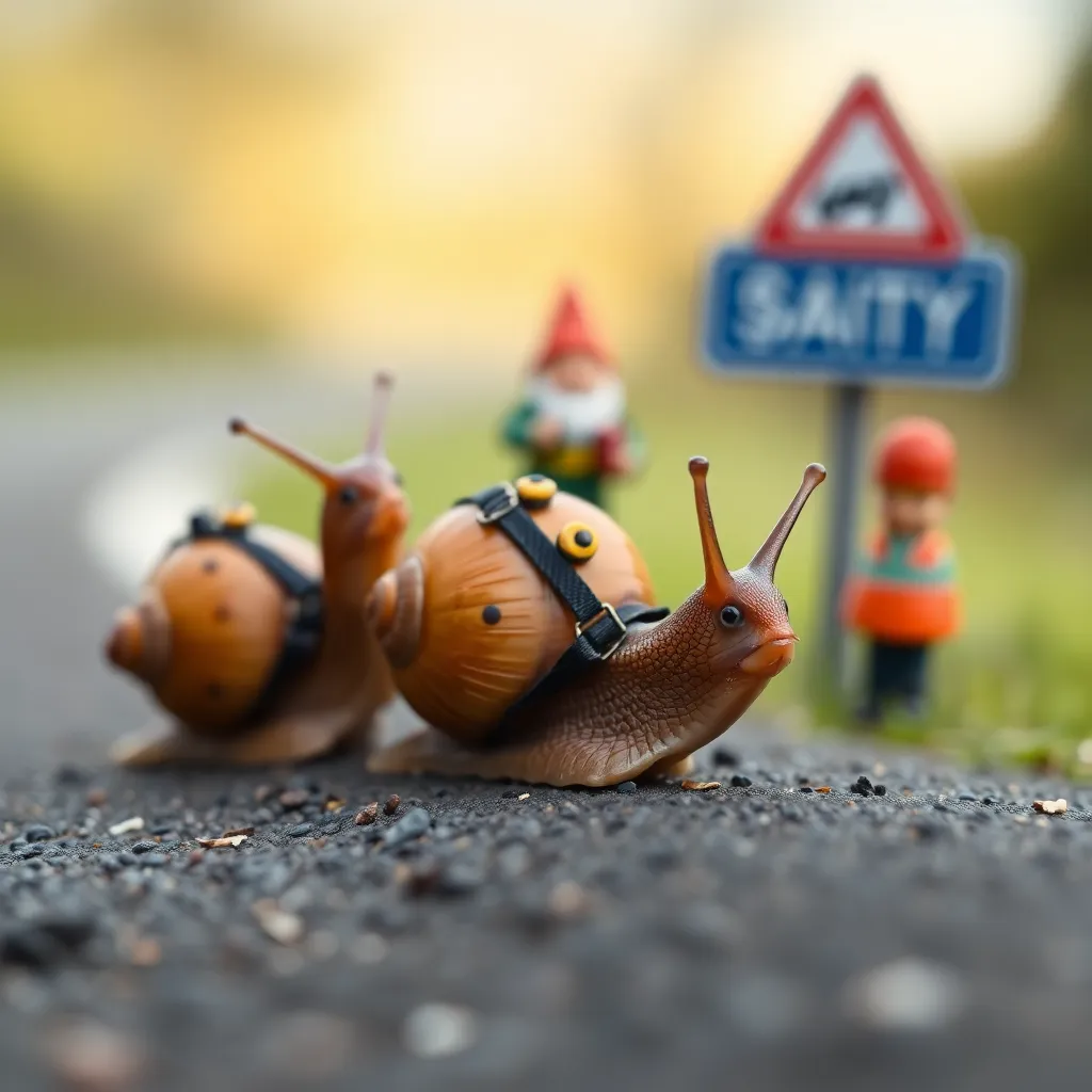 Snail patrol with whistles