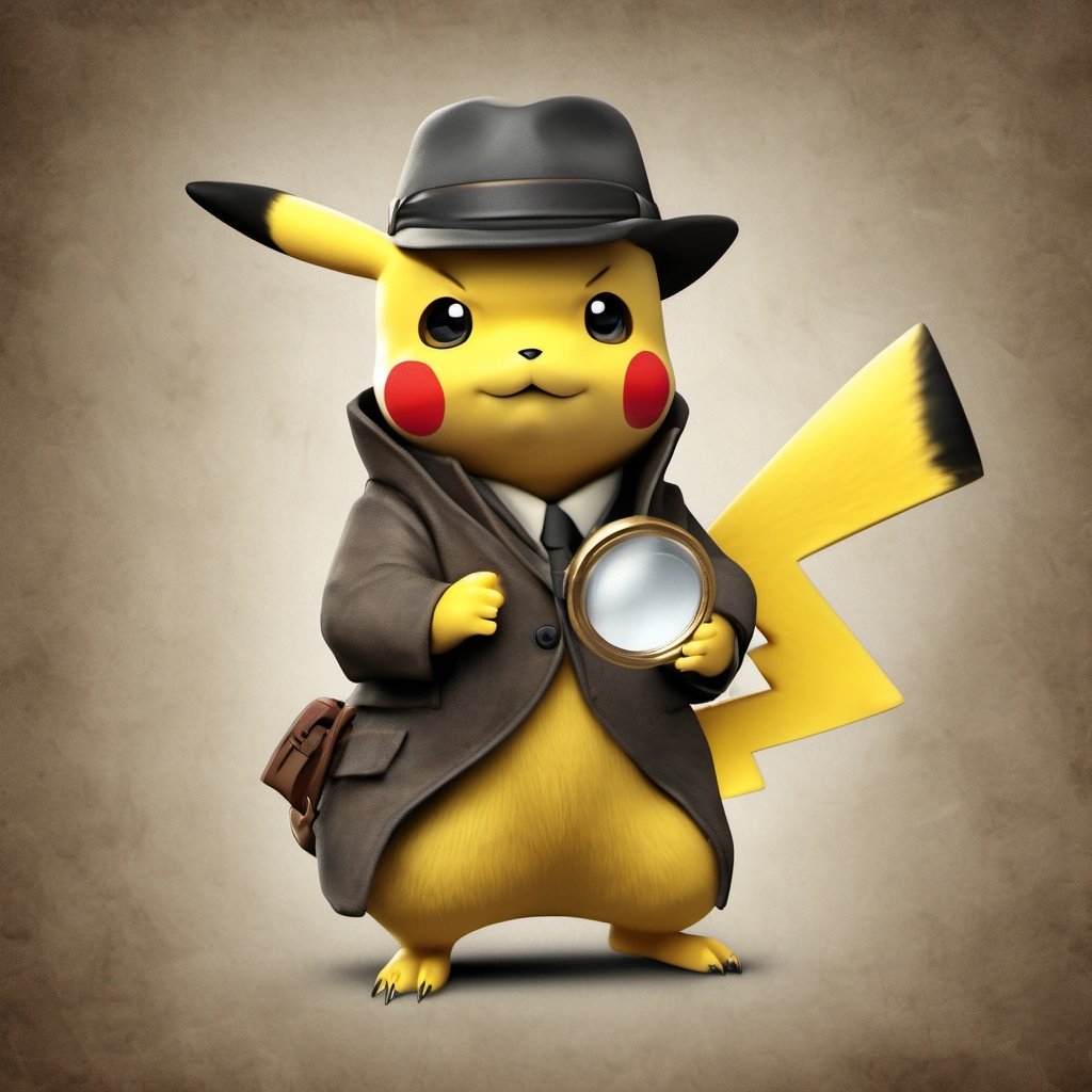 Pikachu as a detective
