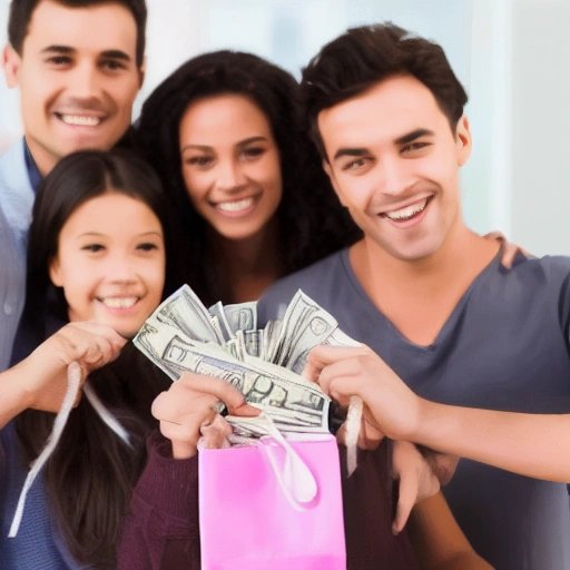 Satisfied family with Money Magnet
