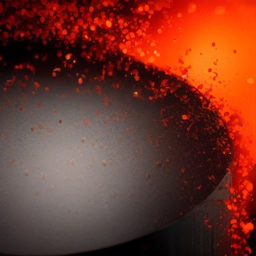 Uranium hexafluoride gas escaping from a cylinder