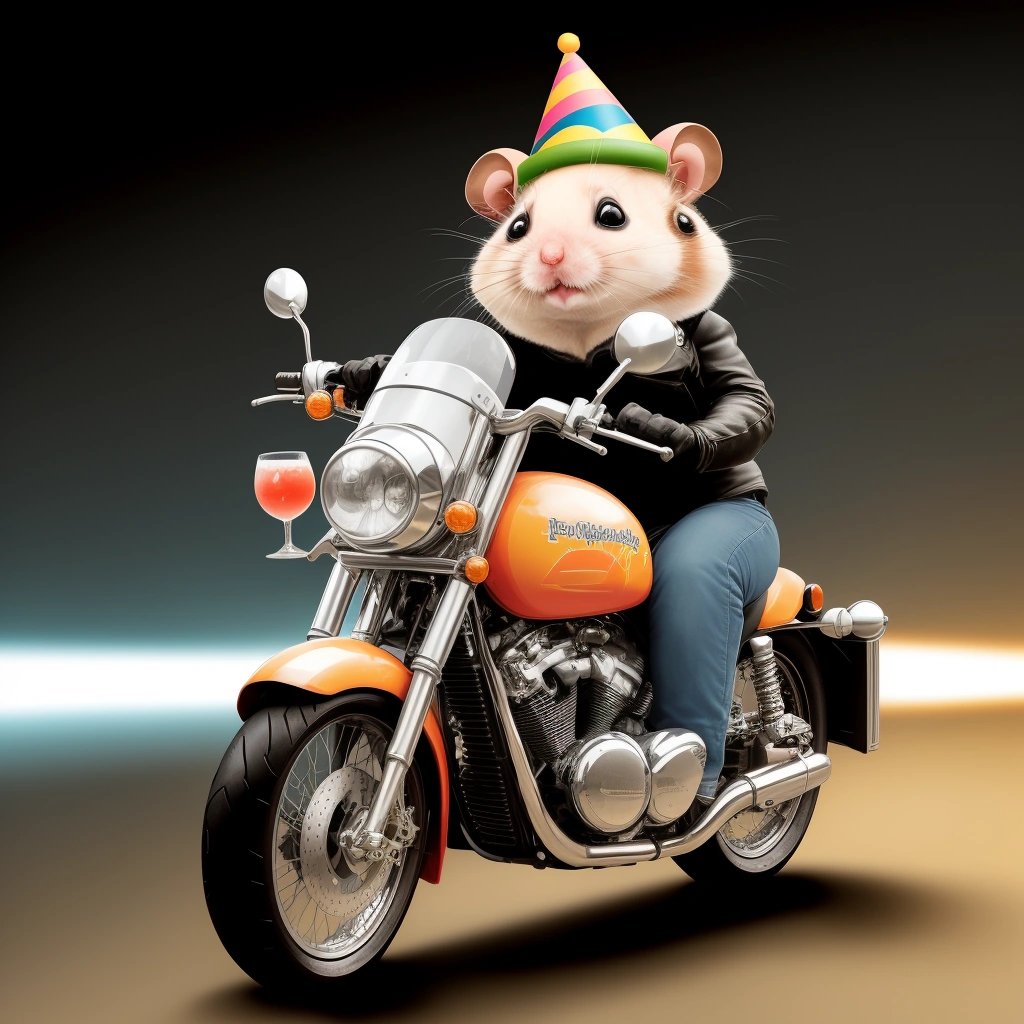 Kawasaki Drunk Hamster Edition