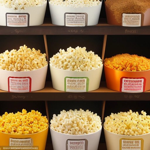 Apple's range of flavored popcorn