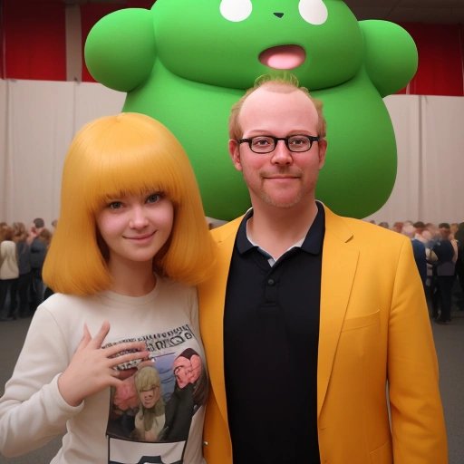 People with giant Psych2Go mascots