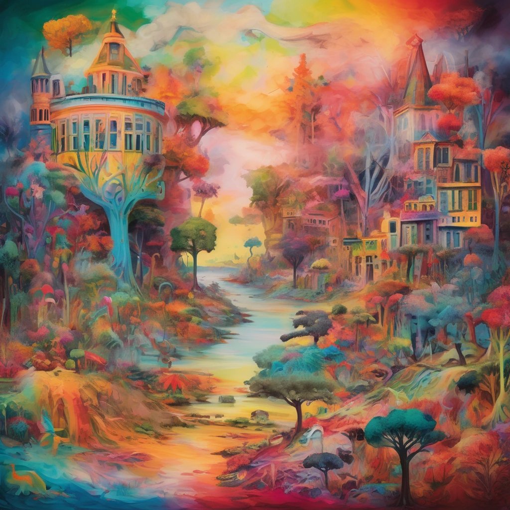 Colorful world with hidden message