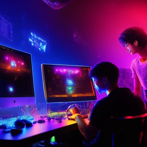 Gamers playing Nibples