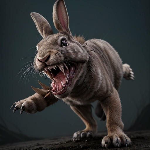 The Killer Rabbit's attack