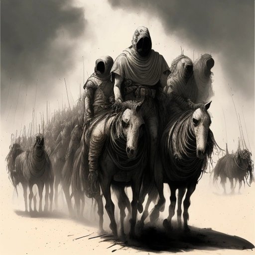 Medieval traffic jam
