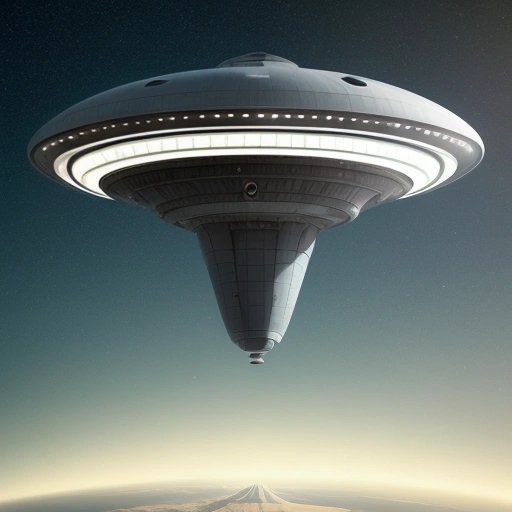 UFO heading towards Earth
