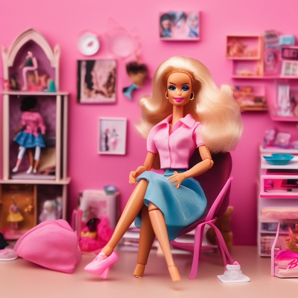 Barbie having a heartfelt conversation