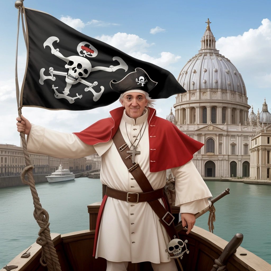 Pirate Pope Francis