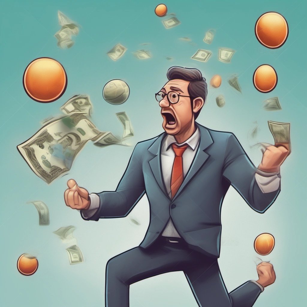Investor juggling stocks