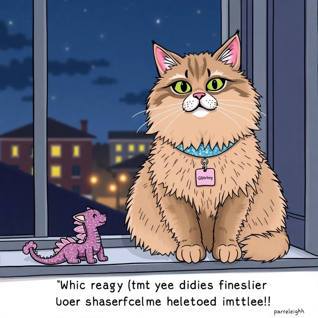 Future cat named Glytterleigh (safe sparkle outlet)